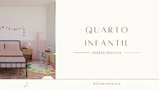 QUARTO INFANTIL - RENDER DE INTERIORES REALISTA EM REVIT 2024 | TEMPLATE LOZZ 4.0