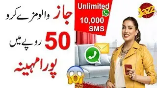 Jazz New Unlimited Whatsapp and 10,000 SMS ||  by Everything Online