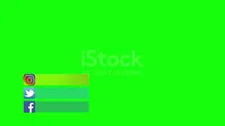 Green screen effected Background Facebook,Instagram & Twitter.