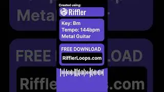 144bpm Heavy Metal Free Guitar Loop in Bm 