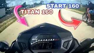 TITAN 160 VS START 160 (QUÊM ANDA MAIS?)