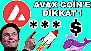 AVAX COİN'DE BÜYÜK PATLAMA GELİR Mİ! AVAX COİN ANALİZ!