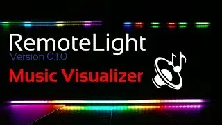 LED Music Visualizer Controlled By PC | Arduino AND Raspberry Pi using RemoteLight Control Software