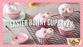 Easy Easter Bunny Cupcakes Recipe » Bake With Stork