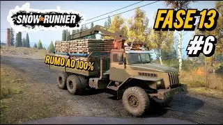 LIVE DE SNOWRUNNER na FASE 13: Continuando os Trabalhos, Parte:6 - PS5