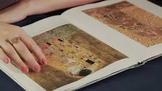 ASMR Art History: Gustav Klimt and Emilie Flöge (Soft Spoken, Tracing, Book Sounds)