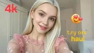 (4K) Amazing See Thorough Transparent Lingerie & Micro bikini Try-On Haul (2026)