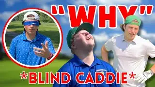 We did the BLIND Caddie Challenge...(IMPOSSIBLE)