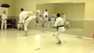 Heian Nidan | Male Brown Belt Shotokan Karate | Midwest Karate vs Stonewall | IDSL Feb 2013