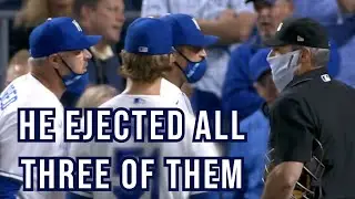 Ángel Hernández ejects three Royals in one inning, a breakdown