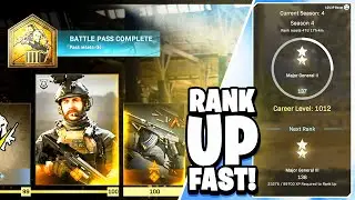 HOW TO RANK UP FAST IN WARZONE SEASON 4! (Guide to MAX out BATTLE PASS tier 100 FAST)