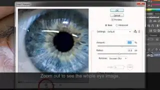 How to Sharpen the Eye in Photoshop