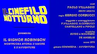 IL SIGNOR ROBINSON, MOSTRUOSA STORIA D'AMORE E D'AVVENTURA - Paolo Villaggio (Sergio Corbucci 1976)