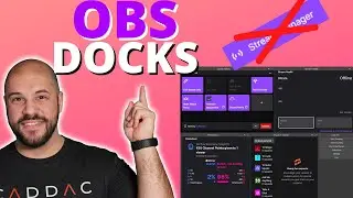 Take advantage of DOCKS IN OBS! Custom Browser Docks! No need for the Stream Manager!