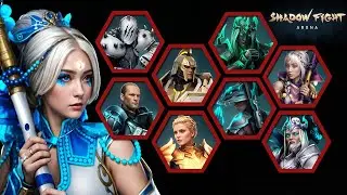 Shadow Fight 4 Arena : All Boss Fights (With Yunlin) - All Chapters | SFA