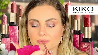 KIKO MILANO *CHARMING ESCAPE * 🍂💄|| LIP SWATCHES ROSSETTI #kiko #charmingescape