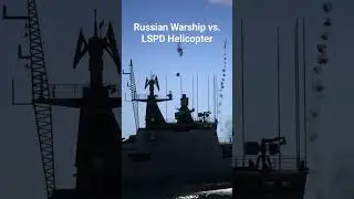 Russian Frigate Missile Test in #GTA #fivem #russia #warships warshi