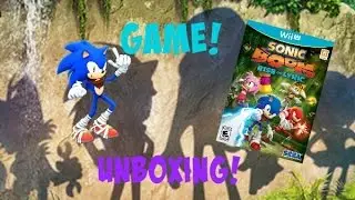 Sonic Boom Rise of lyric GameStop Figure and Game Unboxing