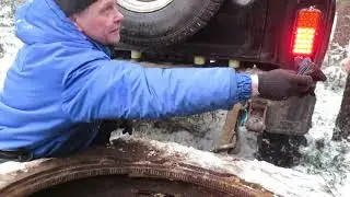 Вывоз башни танка БТ2 из леса 08 12 18