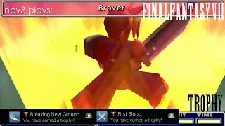 Getting the Final Fantasy 7 First Blood + Breaking New Ground Trophies for PS4