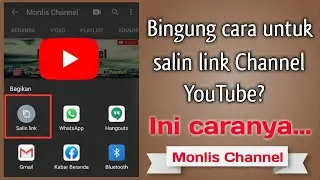 Cara Salin Link Akun YouTube di Android || MONLIS CHANNEL