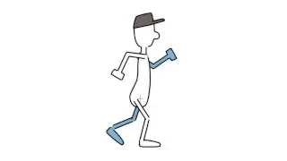 after effects, running man