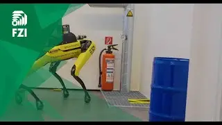 Walking Robot for Industrial Inspection – Routine Maintenance and Monitoring at Hannover Messe