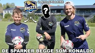 NY UNG SPILLER MØDER SIT IDOL I MIN NYE FODBOLDKLUB! (BRIZZE FC)