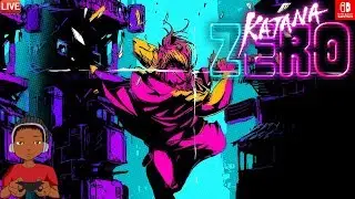 🔴LIVE: KATANA ZERO HARD MODE #1 (Nintendo Switch)