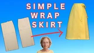 DIY Wrap Skirt - Easy Sewing Tutorial