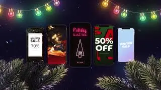 Christmas Sale Stories After Effects Template