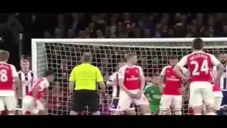 АРСЕНАЛ - ВЕСТ БРОМВИЧ 2 - 0 ОБЗОР МАТЧА 21 04 2016