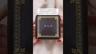 Gemstone Engagement Rings: Which would you choose? | Alternative Engagement Rings