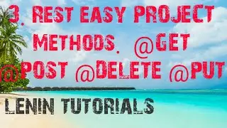 3. Restful WebServices, Rest easy project methods @GET,@PUT,@DELETE and @POST