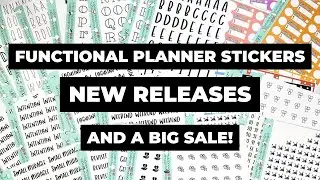 Functional Planner Stickers | New Releases & A Sale!