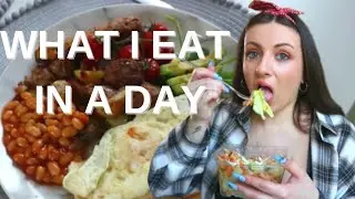 WHAT I EAT IN A DAY AS A SIZE 12 *MIDSIZE* GAL THAT LOVES TO EAT