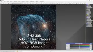 Tutorial showing how the APOD-winning  image of the Dolphin Head nebula was created.