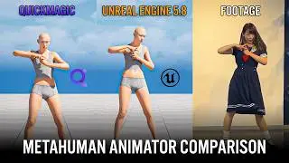 Unreal Engine 5.8 Metahuman Animator vs Quickmagic AI