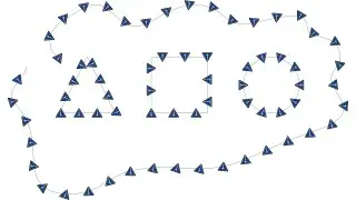 Фигуры вдоль линии TimVisio