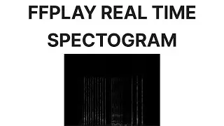 FFPLAY (FFMPEG) real-time spectogram from the audio devices of the computer