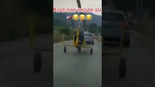 Helikopter za voznju po putu 😂