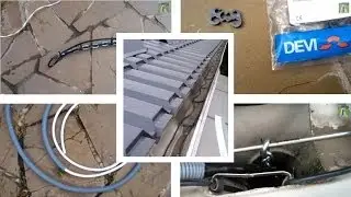 Установка системы Снеготаяния DEVI / Обогрев водостока
