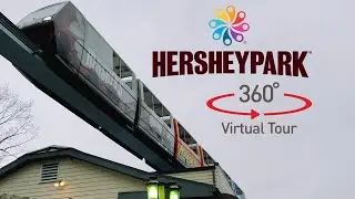 Hersheypark Monorail 360° 8K VR POV Ride in Ultra HD! 🚝