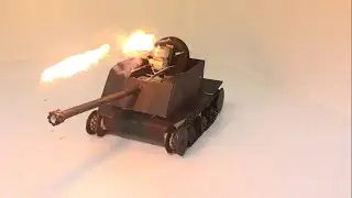 RC Tank making with rocket launcher (Canon making)