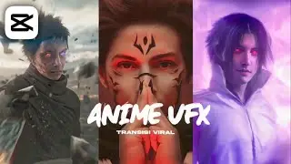 CapCut Tutorial - Edit Transisi Sasuke VFX Anime | Viral Tik Tok