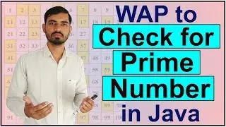 Program to Check Whether A Number is Prime or Not in Java by Deepak