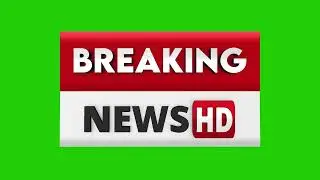 Green Screen Breaking News Logo Animation