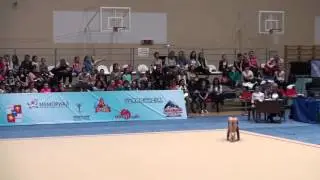 Войщева Анастасия, булавы. Чемпионат России, Сочи-15.04.16