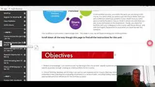 How to find the portfolio and evaluating sources instructions