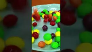 TINY AND GIANT SKITTLES # shorts